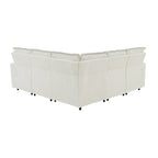 Poltrona Reclinabile Elettrica, Beige / Grigio, Seduta Singola, con Porta USB