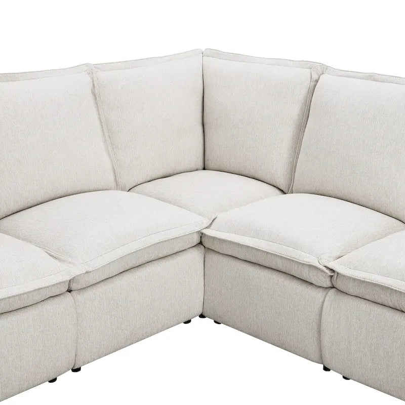 Poltrona Reclinabile Elettrica, Beige / Grigio, Seduta Singola, con Porta USB
