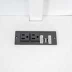 Letto a giorno completo bianco/legno con rotelle, 2 posti