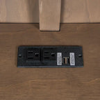 Letto a giorno completo bianco/legno con rotelle, 2 posti