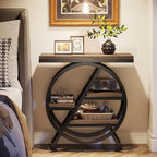 Tavolino d'appoggio stretto a 3 ripiani per soggiorno