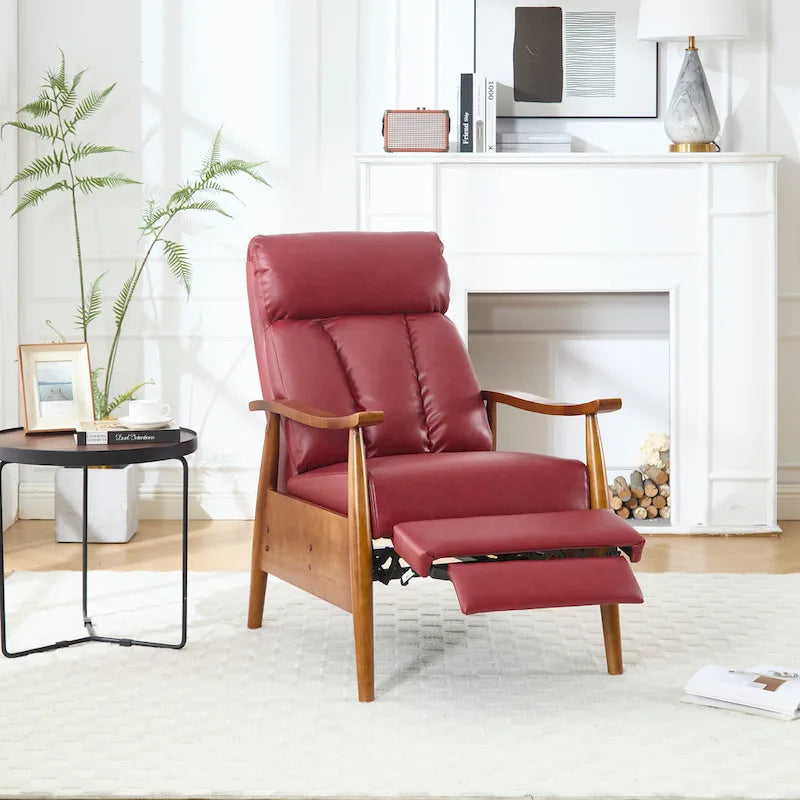 Chaise longue regolabile bordeaux 26.38