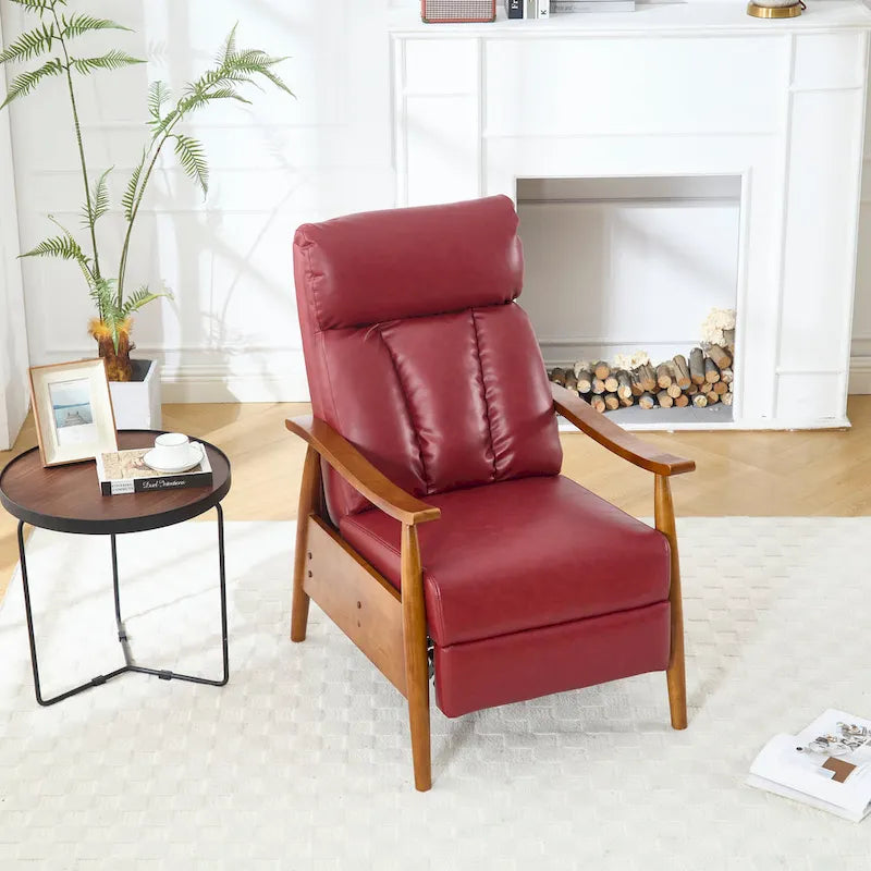 Chaise longue regolabile bordeaux 26.38