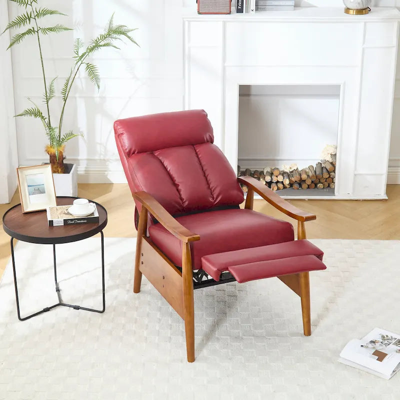 Chaise longue regolabile bordeaux 26.38