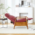 Chaise longue regolabile bordeaux 26.38