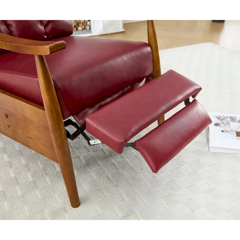 Chaise longue regolabile bordeaux 26.38