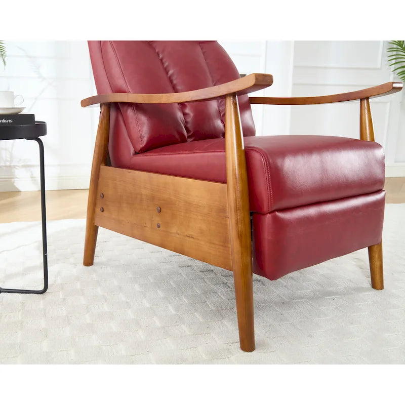 Chaise longue regolabile bordeaux 26.38