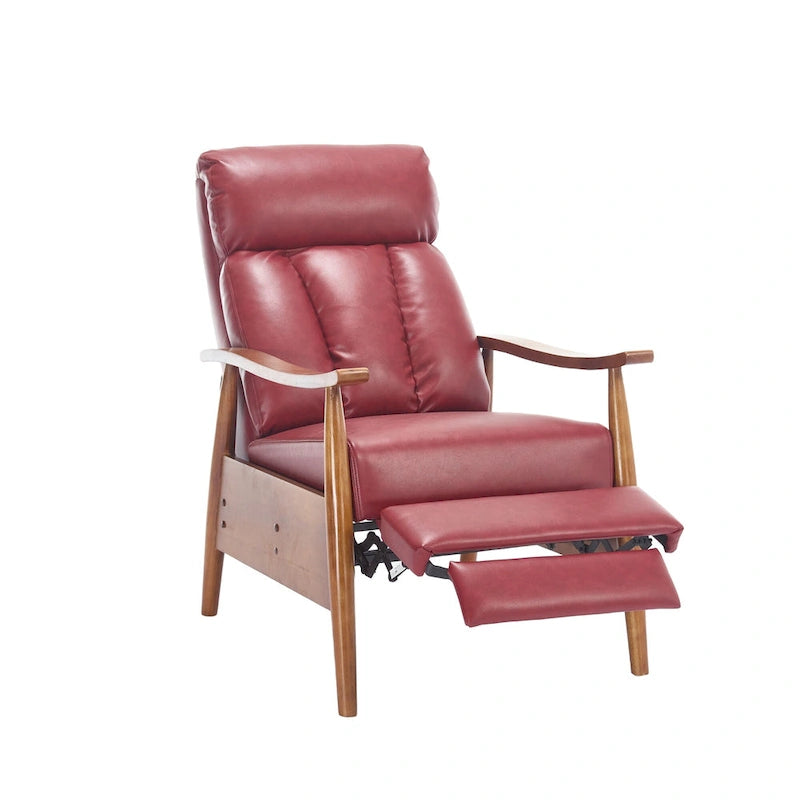 Chaise longue regolabile bordeaux 26.38
