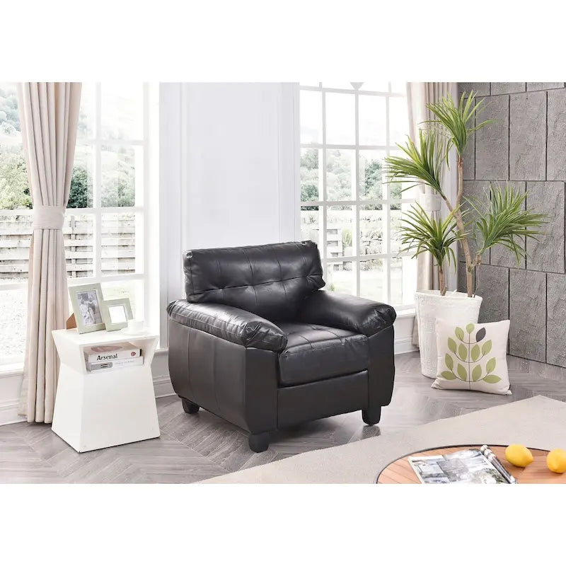 Poltrona d'accento imbottita Gallant - 36L x 33P x 35H
