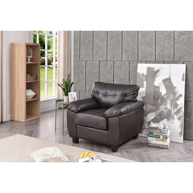Poltrona d'accento imbottita Gallant - 36L x 33P x 35H