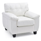 Poltrona d'accento imbottita Gallant - 36L x 33P x 35H