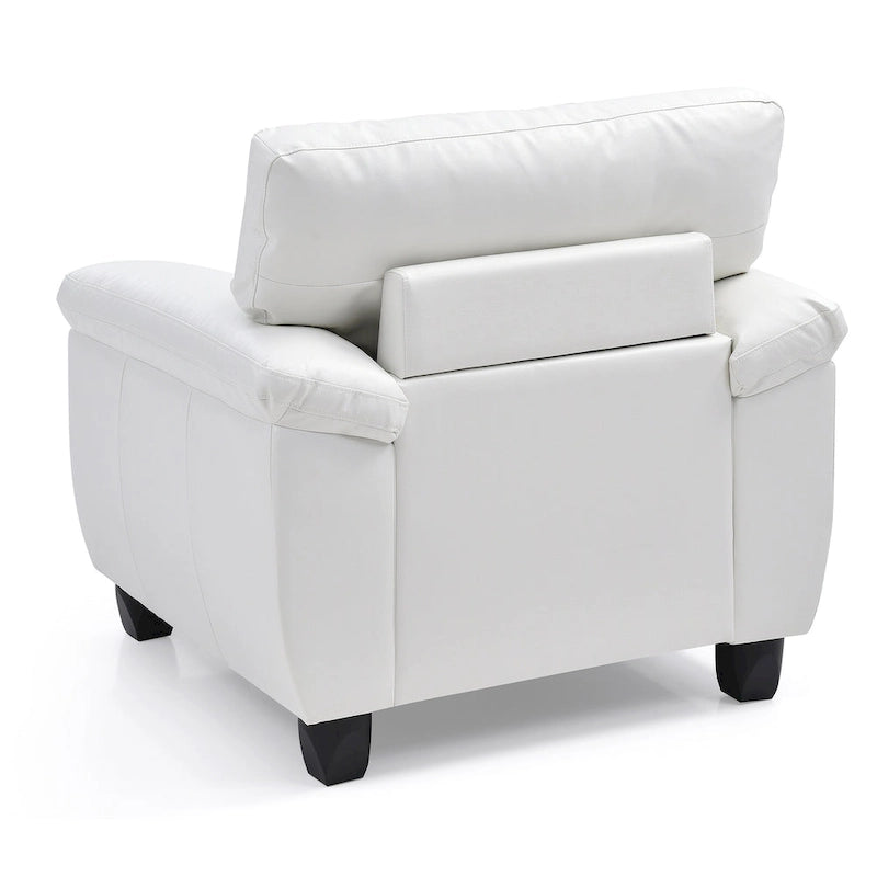 Poltrona d'accento imbottita Gallant - 36L x 33P x 35H