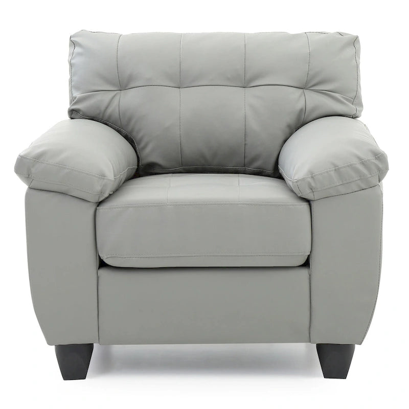 Poltrona d'accento imbottita Gallant - 36L x 33P x 35H