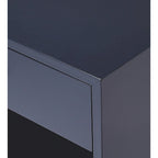 Tavolino in stile Mid-Century con cassetto Blu Navy – 1 persona