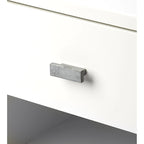 Tavolino in stile Mid-Century con cassetto Blu Navy – 1 persona