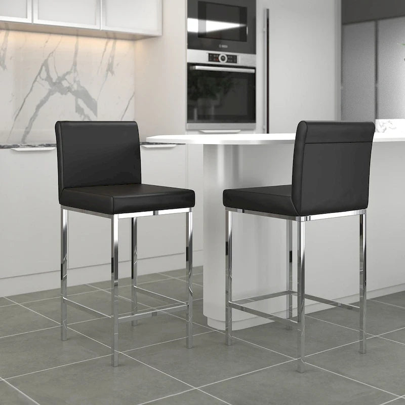 Set di 2 Sgabelli da Bancone Contemporanei - N/A