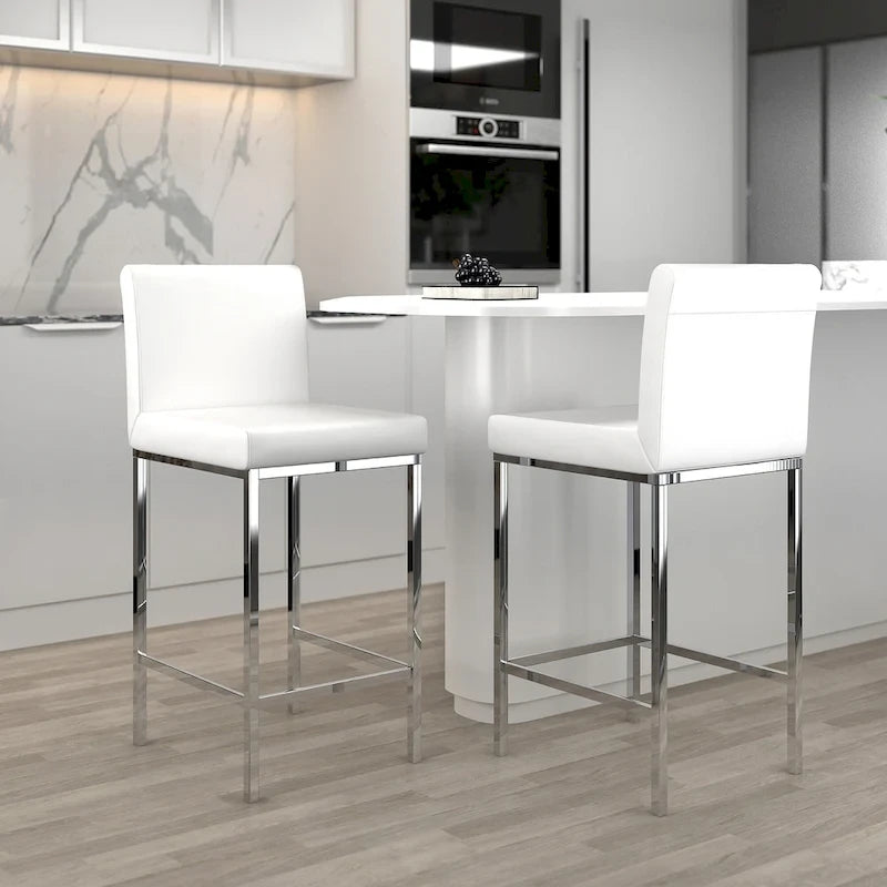 Set di 2 Sgabelli da Bancone Contemporanei - N/A