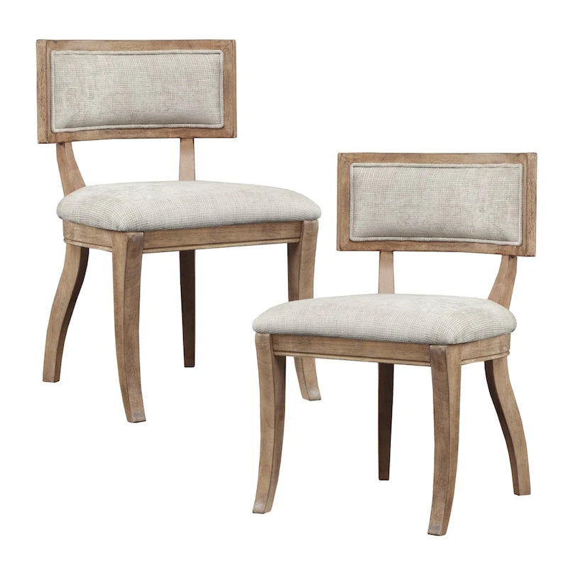 Set di 2 sedie da pranzo Madison Park Signature Marie Beige/Light Natural