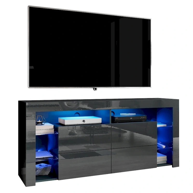 Mobili Mobile TV Moderno Minelli da 61 pollici Lucido