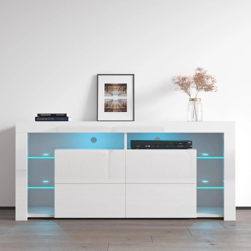 Mobili Mobile TV Moderno Minelli da 61 pollici Lucido