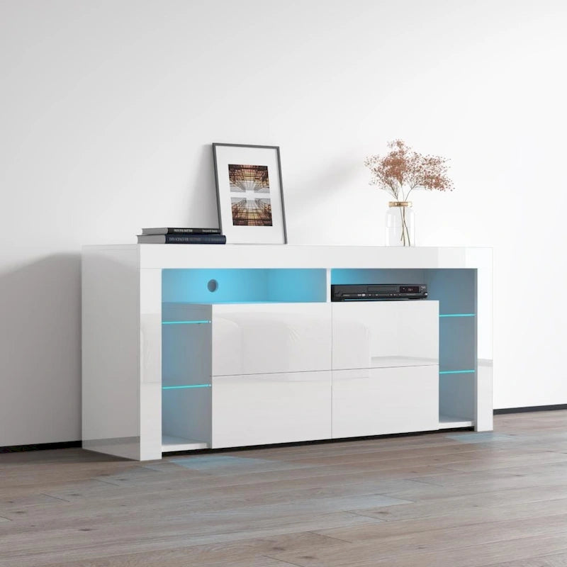 Mobili Mobile TV Moderno Minelli da 61 pollici Lucido