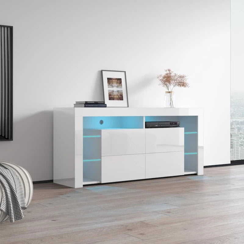 Mobili Mobile TV Moderno Minelli da 61 pollici Lucido
