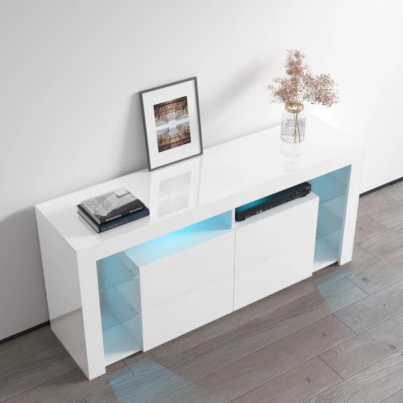 Mobili Mobile TV Moderno Minelli da 61 pollici Lucido