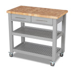 Carrello da cucina – Legno naturale, multicolore, 1 persona