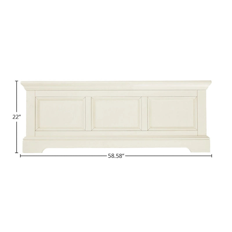 Pediera bassa Chalk, Completo, Letto singolo