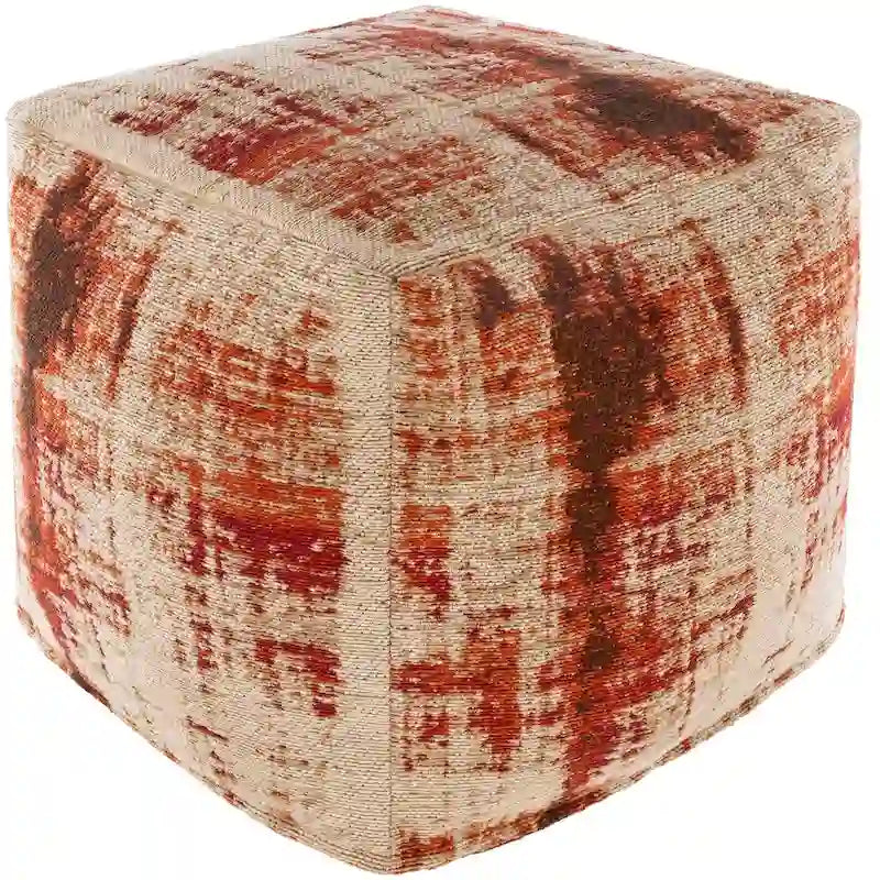 Pouf cubo moderno astratto Livabliss Elina da 45,72 cm