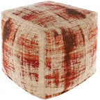 Pouf cubo moderno astratto Livabliss Elina da 45,72 cm