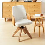 Sedia da scrivania Art Leon Mid-century Modern imbottita per ufficio in casa