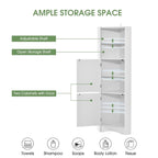 Mobile angolare da bagno – Bianco / Grigio / Nero, 2 ante, montaggio per 1 persona