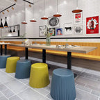 Sedie impilabili moderne da ristorante Tavolino da divano Cupcake per soggiorno sala relax toeletta camera da letto ufficio senza schienale