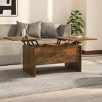 vidaXL Tavolino da Caffè con Ripiano Sollevabile Tavolino da Divano in Legno Ingegnerizzato - 80 x 50 x 42.5