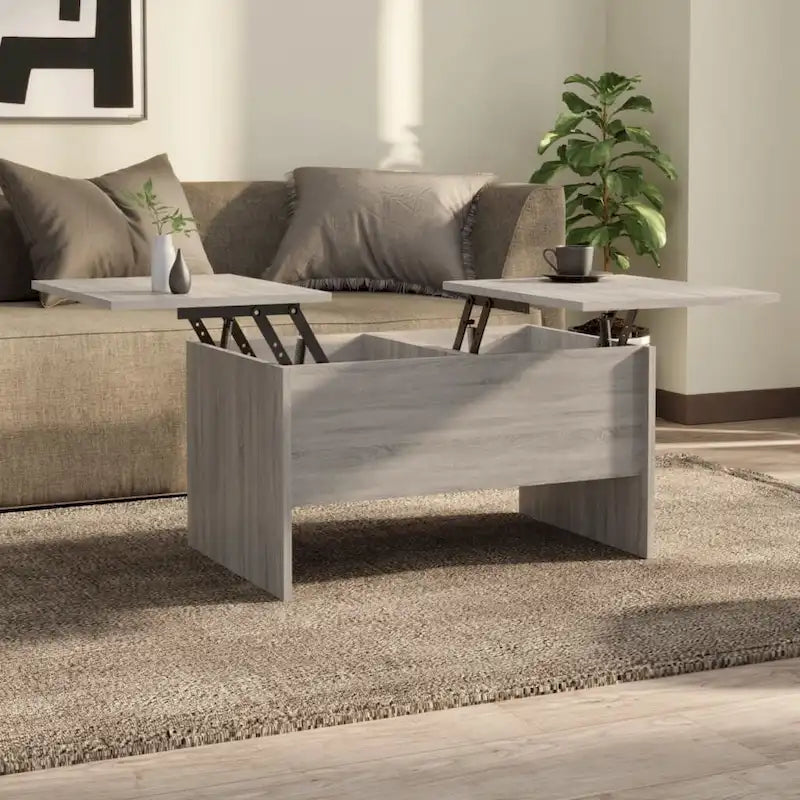 vidaXL Tavolino da Caffè con Ripiano Sollevabile Tavolino da Divano in Legno Ingegnerizzato - 80 x 50 x 42.5