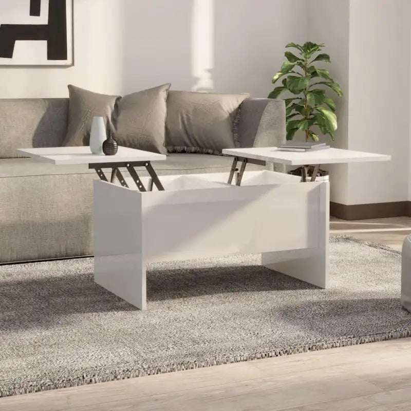 vidaXL Tavolino da Caffè con Ripiano Sollevabile Tavolino da Divano in Legno Ingegnerizzato - 80 x 50 x 42.5