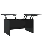 vidaXL Tavolino da Caffè con Ripiano Sollevabile Tavolino da Divano in Legno Ingegnerizzato - 80 x 50 x 42.5