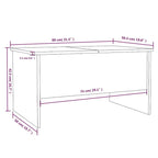 vidaXL Tavolino da Caffè con Ripiano Sollevabile Tavolino da Divano in Legno Ingegnerizzato - 80 x 50 x 42.5