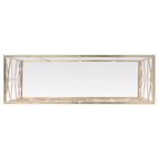 SAFAVIEH Couture Corrine Consolle con Foglia Oro - 47 L x 15,5 P x 30 H - 47Lx16Px30H