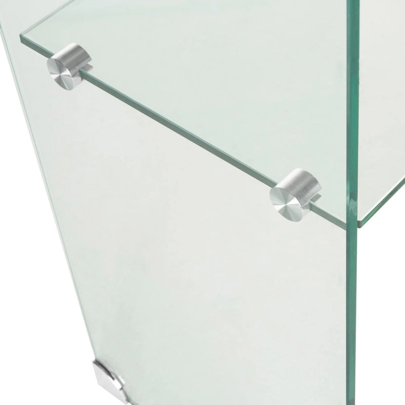 SAFAVIEH Hawa Tavolo Consolle Trasparente - 43.3 x 13.8 x 29.5 - 43Lx14Px30A