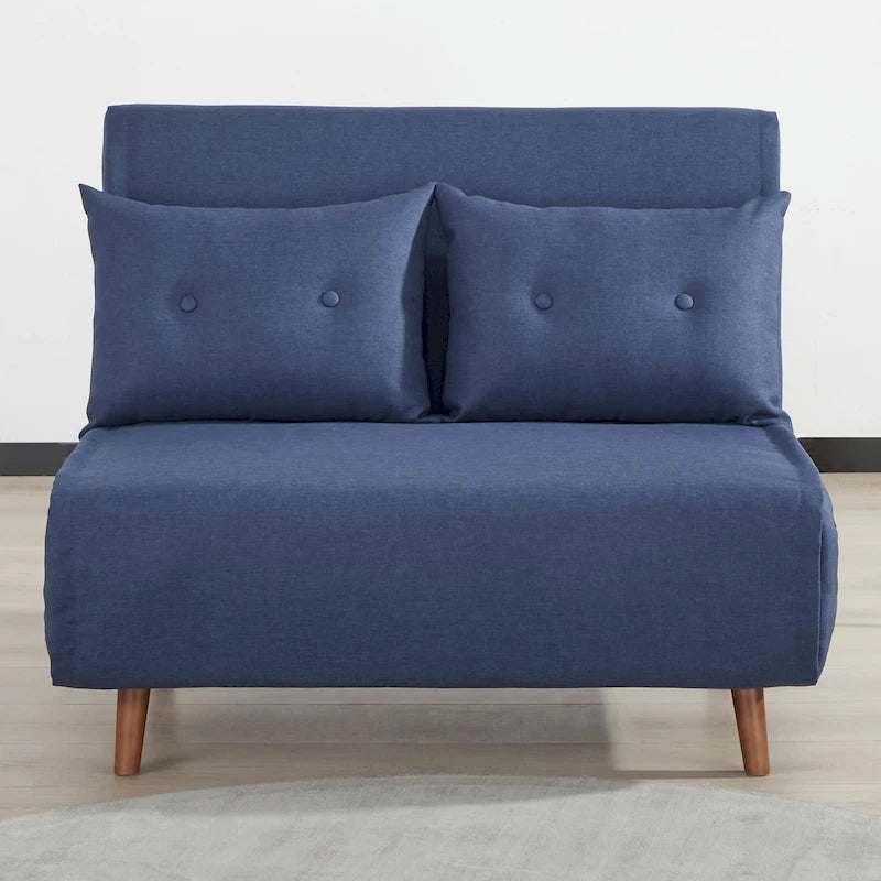 Poltrona convertibile grigio scuro / beige / blu / giallo, singola