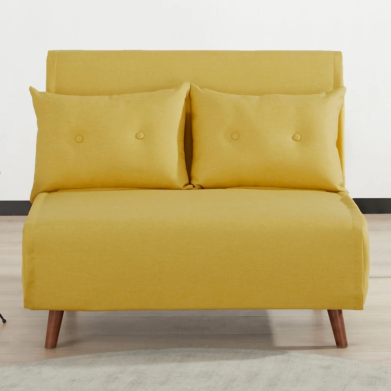 Poltrona convertibile grigio scuro / beige / blu / giallo, singola