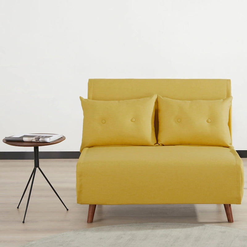 Poltrona convertibile grigio scuro / beige / blu / giallo, singola