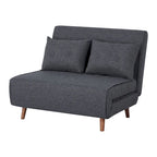 Poltrona convertibile grigio scuro / beige / blu / giallo, singola