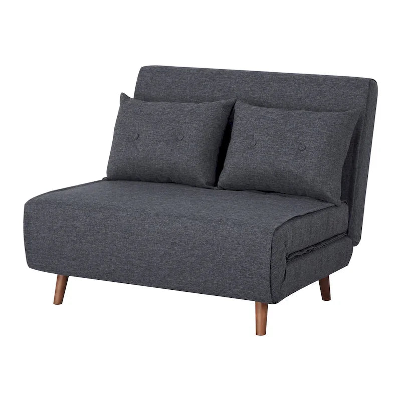 Poltrona convertibile grigio scuro / beige / blu / giallo, singola