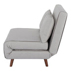 Poltrona convertibile grigio scuro / beige / blu / giallo, singola