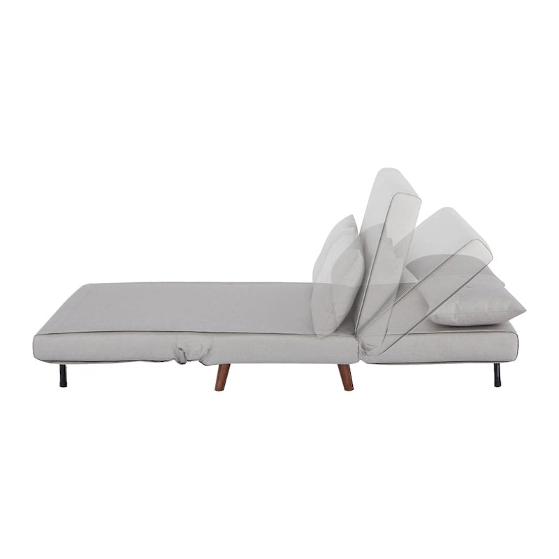 Poltrona convertibile grigio scuro / beige / blu / giallo, singola