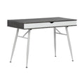 Scrivania moderna Alcove di Calico Designs con ampio cassetto diviso