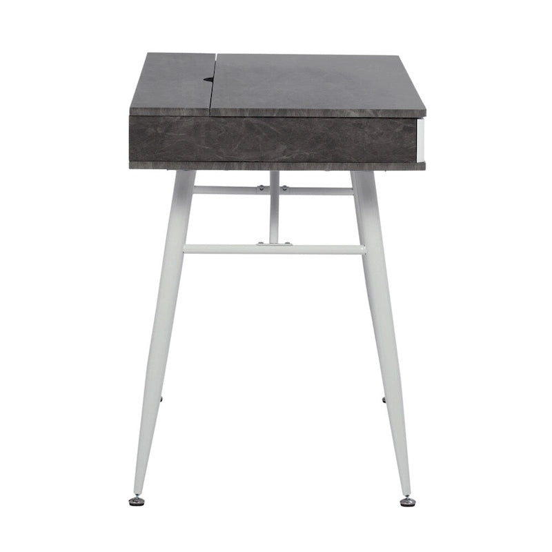 Scrivania moderna Alcove di Calico Designs con ampio cassetto diviso